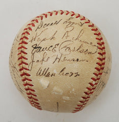 1951 Oklahoma City Indians Signed Team Baseball