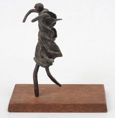 Original DEE J (D.J.) LAFON Bronze Sculpture - "Runing Man"