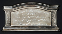 Spanish-American War Soldier's CASKET PLAQUE - 50th Iowa Inf.