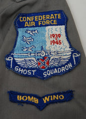 1950s/1960s Embroidered CONFEDERATE AIR FORCE Uniform Shirt