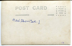Aerial View of Newtown Texas Postcard/RPPC Oil Derricks/Boom Town