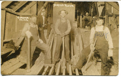 Corona Gold & Silver Mine Screen Room Postcard/RPPC - California