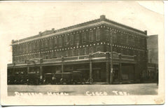 Daniels Hotel Postcard/RPPC - Cisco Texas