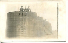 Oil Field Storage Tanks Postcard/RPPC - Burkburnett Texas