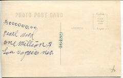 Million Dollars Joe W Brown's Horseshoe Casino Postcard/RPPC - Las Vegas Nevada
