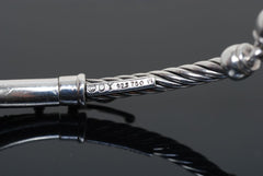 David Yurman X Collection Diamond 18K Gold & Sterling Silver Cable Bracelet