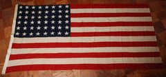 Large WWII 48-Star American Flag - 9 Feet Long!