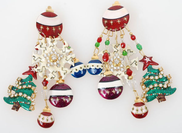 Lunch at the Ritz CHRISTMAS Earrings