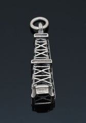 James Avery OIL DERRICK Sterling Silver Charm/Pendant