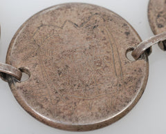 WWII Australian Florin, Shilling & Pence Silver Coin Bracelet