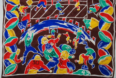 1940s College Football Theme Silk Scarf