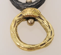 18K Gold Sarah Graham Pebble Large Link Necklace