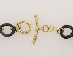 18K Gold Sarah Graham Pebble Large Link Necklace