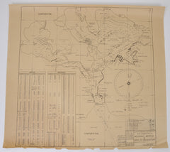 Original 1944 WWII PEARL HARBOR Chart "Moorings Berths & Aids to Navigation"