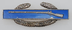 WWII TWO-PIECE Combat Infantry Badge - Sterling Silver