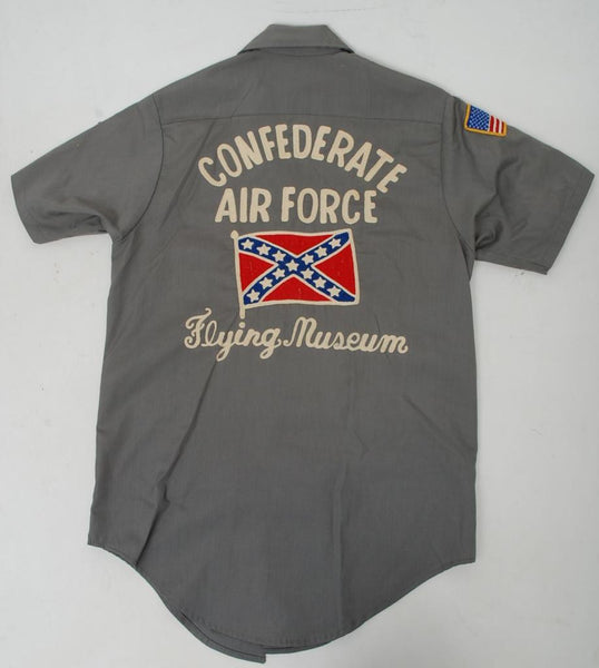 1950s/1960s Embroidered CONFEDERATE AIR FORCE Uniform Shirt