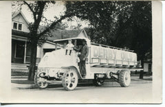 Derby Oils Delivery Truck Postcard/RPPC - Wichita Kansas