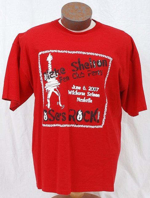 2007 Blake Shelton BSer's Party Fan Club T-Shirt