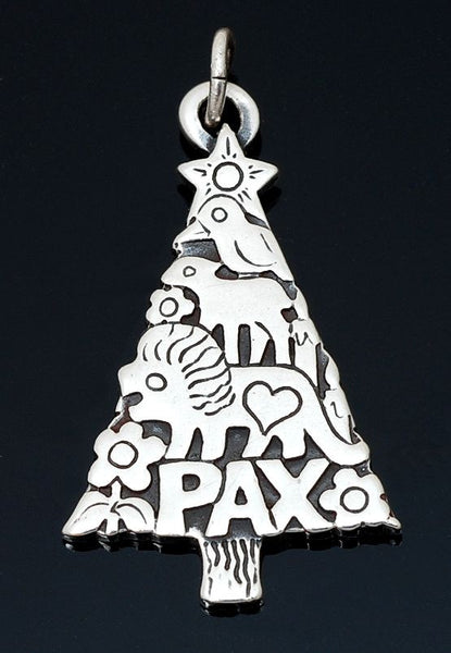 James Avery PAX CHRISTMAS TREE Sterling Silver Charm/ Pendant