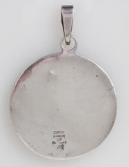 Signed Vintage ZODIAC PENDANT Mexican Sterling Silver