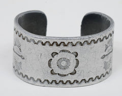 WWII Boeing B-29 Superfortress Trench Art Bracelet Native American Motif